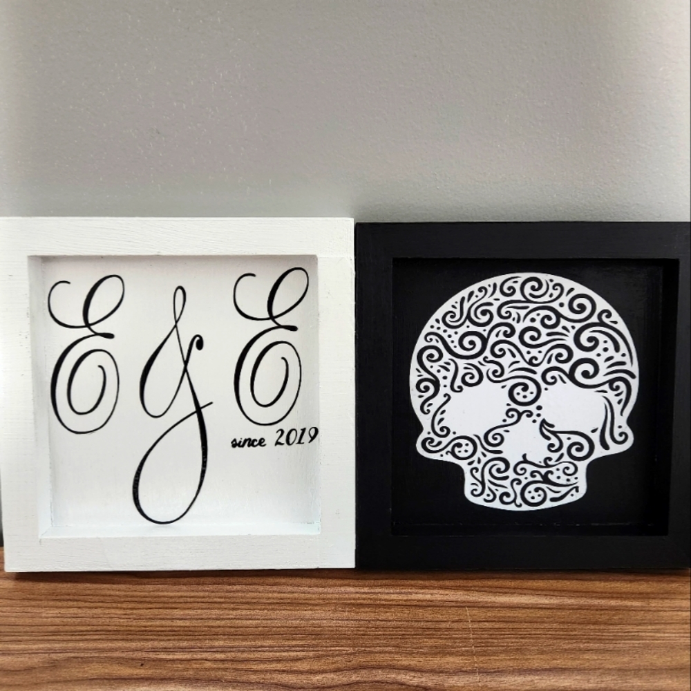 Handcrafted custom couples sign